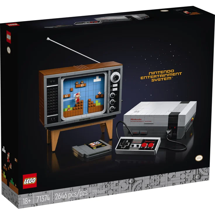 LEGO Super Mario 71374 'Nintendo Entertainment System™', 2646 Teile, ab 18 Jahren, tolles Modell der originalen NES-Konsole, lässt Kindheitserinnerungen wach werden – Bild 3