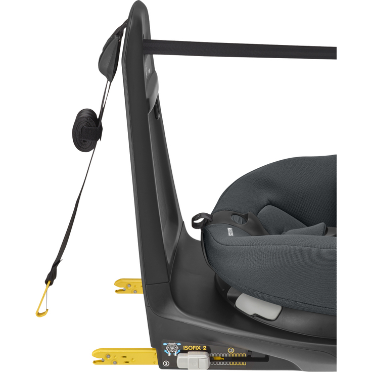 Maxi-Cosi 'AxissFix' Autokindersitz in Authentic Graphite, 9 bis 18 kg (Gruppe 1), inkl. Isofix Base, 360° drehbar – Bild 8