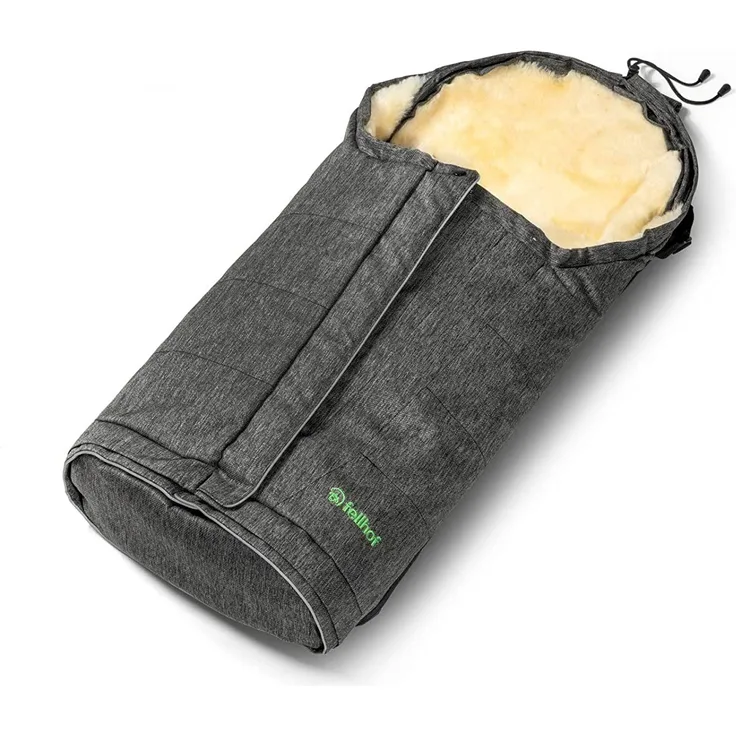 Fellhof 'Sölden' Kinderwagenfellsack graphit, universell einsetzbar