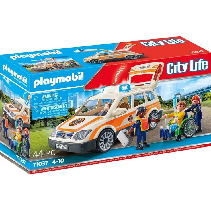 Playmobil City Life 71037 'Notarzt-PKW', 44 Teile, ab 4 Jahren