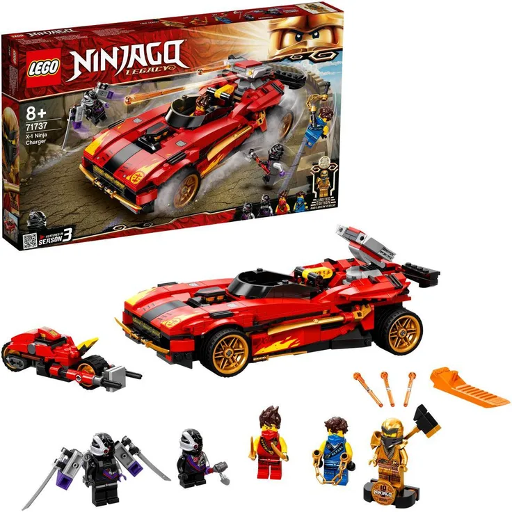 LEGO NINJAGO 71737 'X-1 Ninja Supercar', 599 Teile, ab 8 Jahren