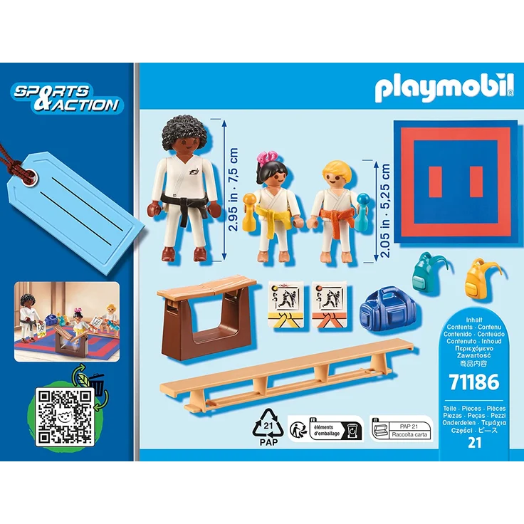 PLAYMOBIL Sports & Action 71186 'Karate Training', 21 Teile, ab 4 Jahren – Bild 3