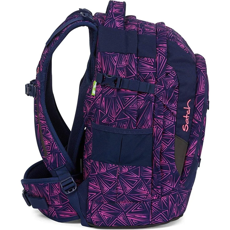 Satch Pack 'Pink Bermuda' Schulrucksack, 2020, 30 Liter, 1,2 kg, blau/neon/pink – Bild 3