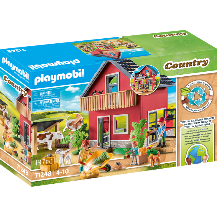 PLAYMOBIL Country 71248 'Bauernhaus', 137 Teile, ab 4 Jahren – Bild 1