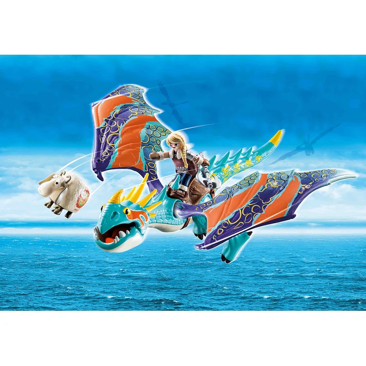 PLAYMOBIL Dragons 70728 'Dragon Racing: Astrid und Sturmpfeil', 12 Teile, ab 4 Jahren – Bild 2