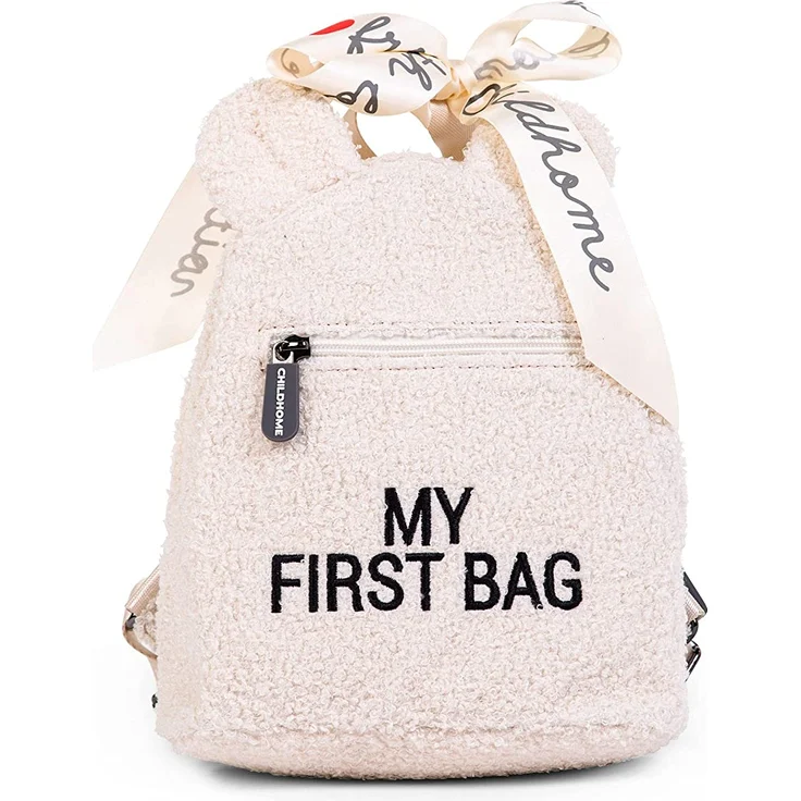 CHILDHOME Kinderrucksack My First Bag Teddy altweiß – Bild 1