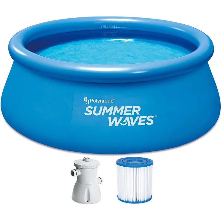 Summer Waves 'Pool Quick Set', inkl. Filterpumpe, 244 x 76 cm