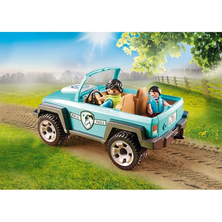 Playmobil Country 70511 'PKW mit Ponyanhänger', 44 Teile, ab 4 Jahren – Bild 6