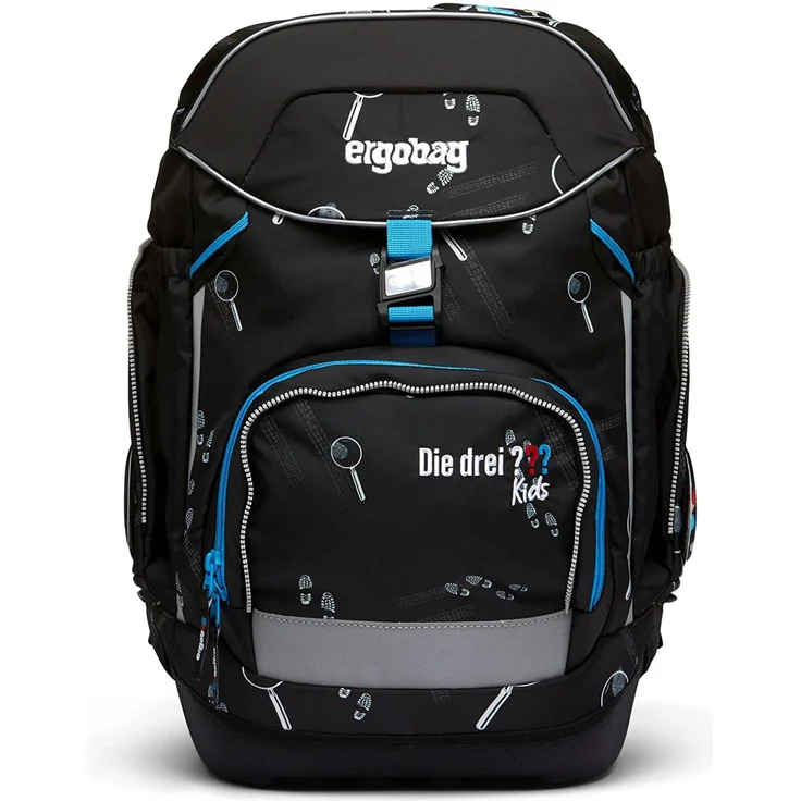ergobag Pack 'Bärdektiv' Schulranzen-Set 6tlg., 20 Liter, Schwarz – Bild 2