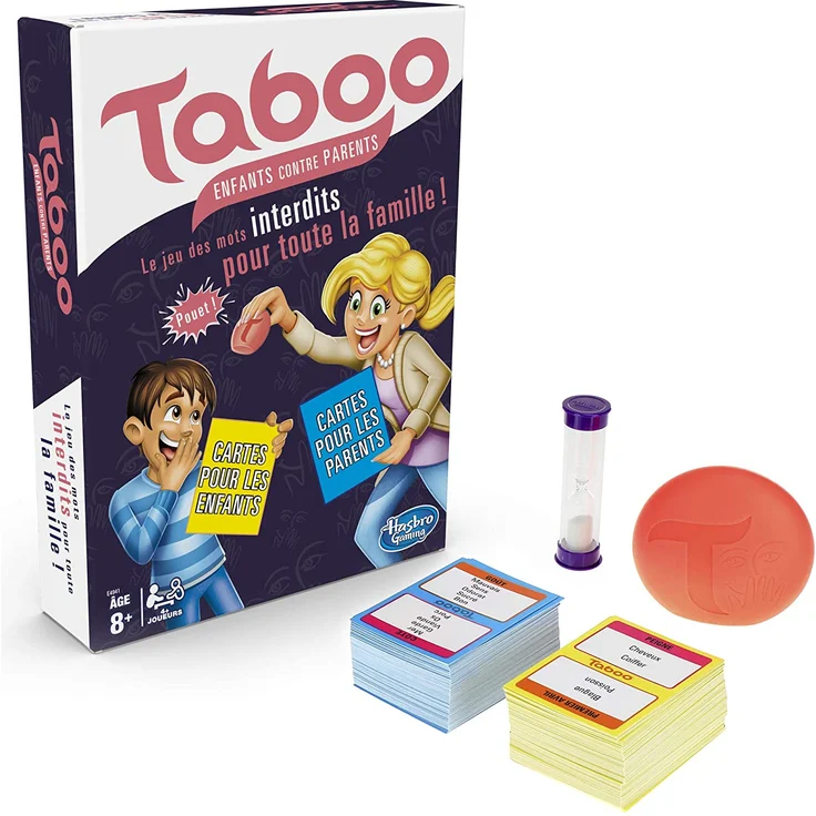 Hasbro E4941101 Tabu Familien Edition - französische Version – Bild 1