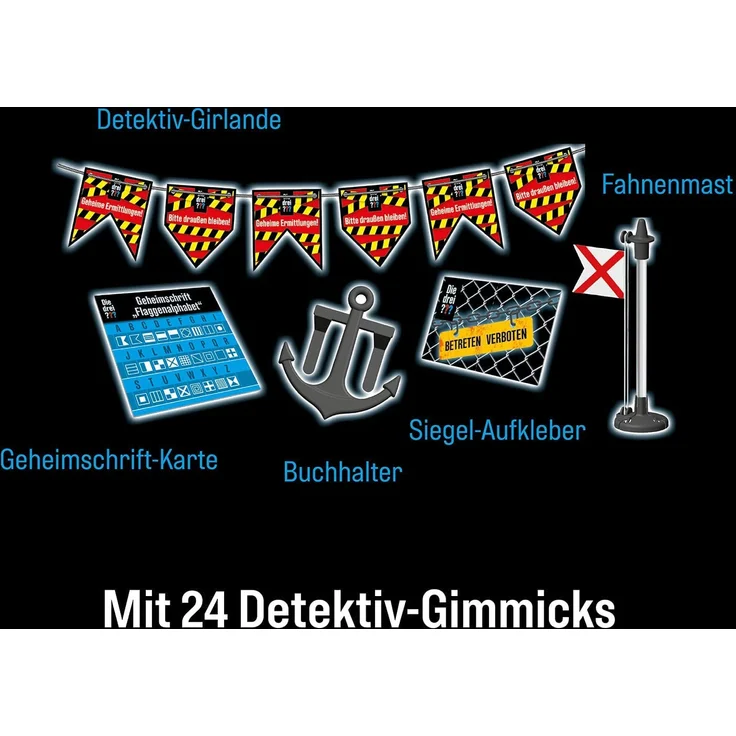 Kosmos 'Die drei ??? Adventskalender (2022)', ab 8 Jahren, mit spannender Krimi-Geschichte zum Knobeln – Bild 5