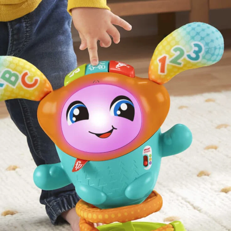 Fisher-Price HJP94 'DJ Hüpfi', ab 9 Monate, Lernspielzeug mit Musik für Babys, deutsche Ausgabe – Bild 5