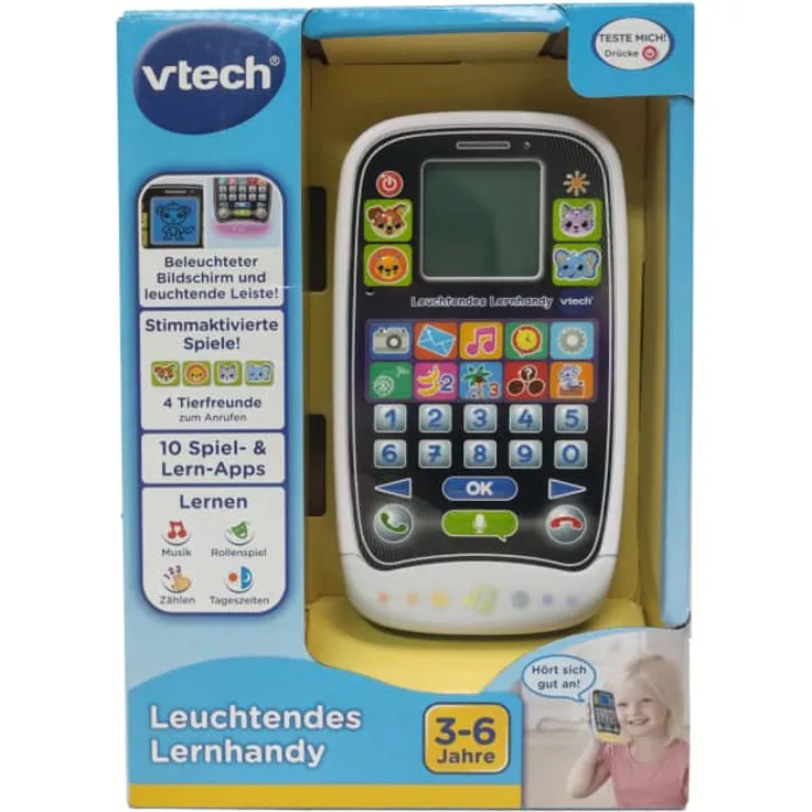 Leuchtendes Lernhandy