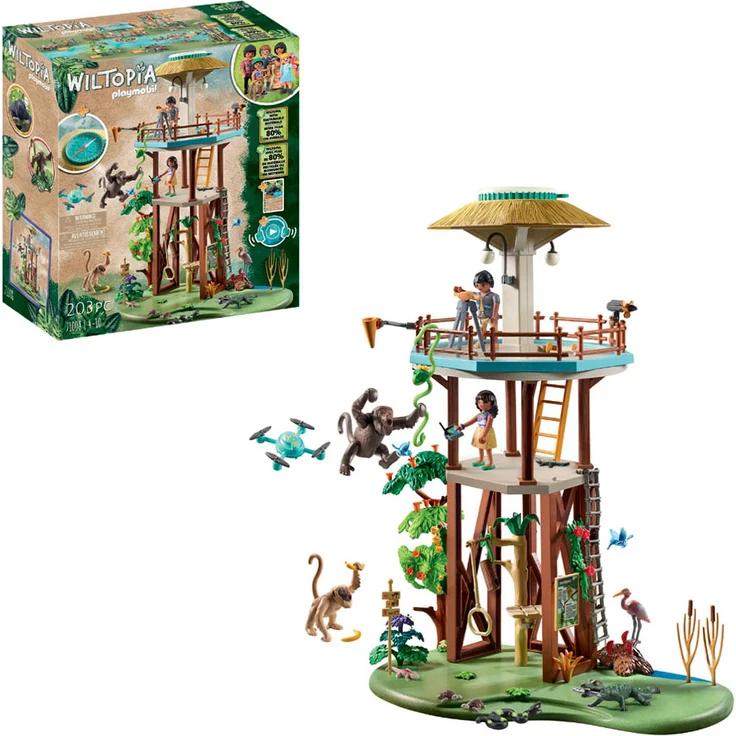 Playmobil Wiltopia 71008 'Forschungsturm mit Kompass', 203 Teile, ab 4 Jahren – Bild 1