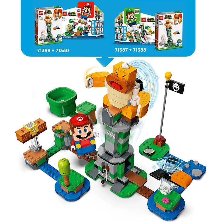 LEGO Super Mario 71388 'Kippturm mit Sumo-Bruder-Boss - Erweiterungsset', 231 Teile, ab 6 Jahren – Bild 5