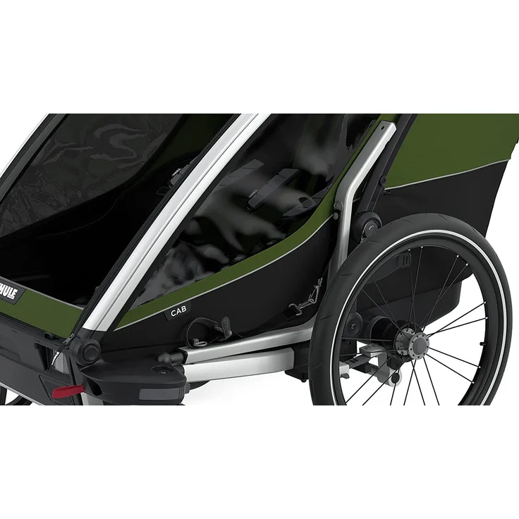 Thule 'Chariot Cab 2' Fahrradanhänger 2021 Cypress Green – Bild 4
