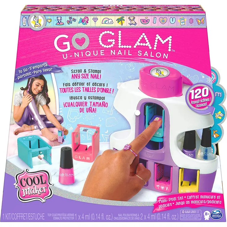 Spin Master 'GO GLAM - Unique Nagel Salon', ab 8 Jahren, mehr als 250 flächendeckende Muster oder individuelle Icons