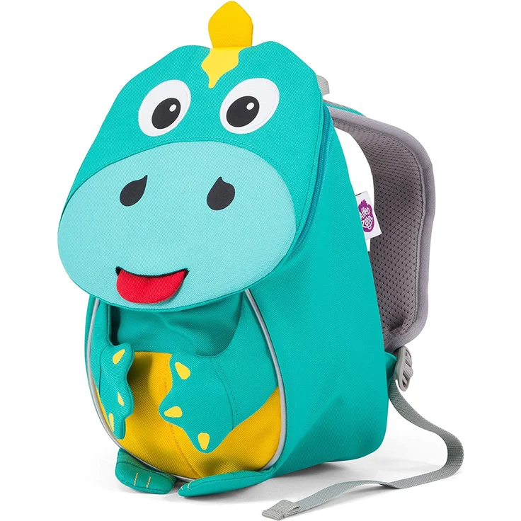 Affenzahn 'Kleiner Freund Dinosaurier' Kinderrucksack, ab 1 Jahr, 4 Liter, petrol/gelb – Bild 2