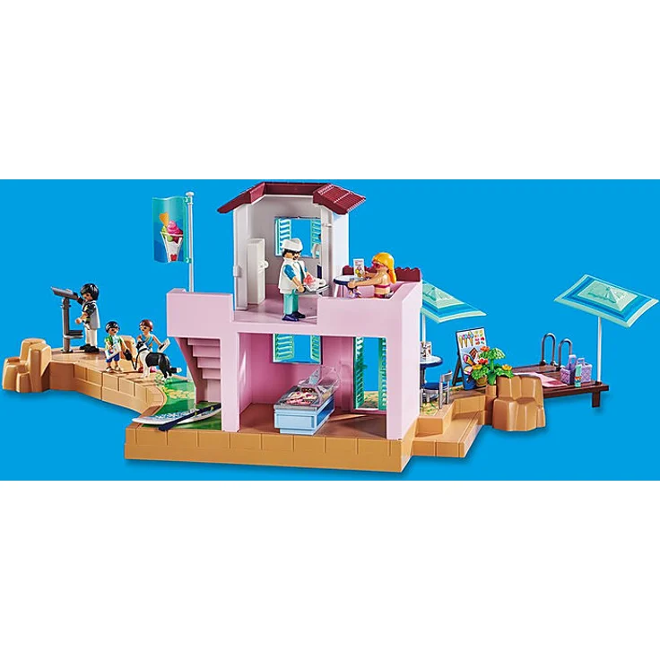 Playmobil Family Fun 70279 'Eisdiele am Hafen', 108 Teile, ab 4 Jahren – Bild 6