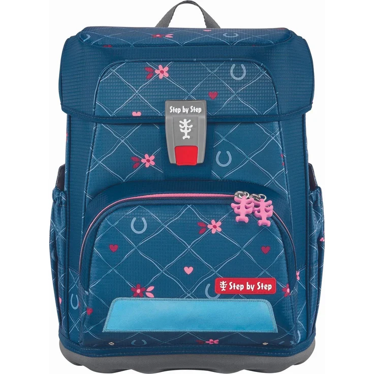 Step by Step Cloud 'Horse Lima' Anfängerranzen Set, 5-teilig, 19 Liter, 990 g, reflektierend, blau/pink – Bild 2