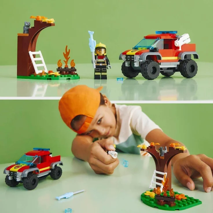 LEGO City 60393 'Feuerwehr-Pickup', 97 Teile, ab 5 Jahren – Bild 4