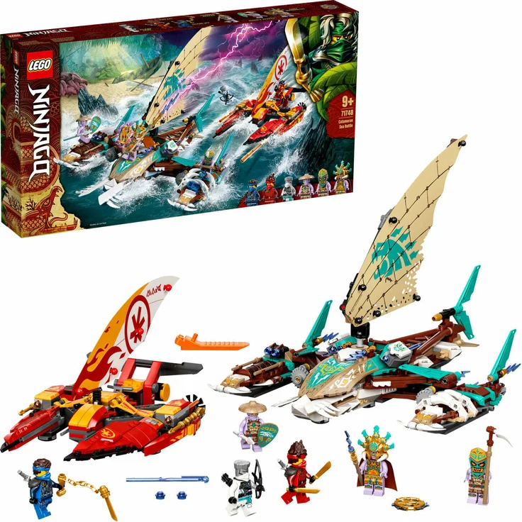 LEGO® NINJAGO 71748 'Duell der Katamarane', 780 Teile, ab 9 Jahren – Bild 1
