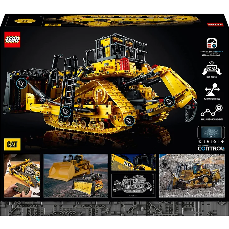 LEGO Technic 42131 'Cat D11 Bulldozer', 3854 Teile, ab 18 Jahren, steuerbar per App – Bild 4
