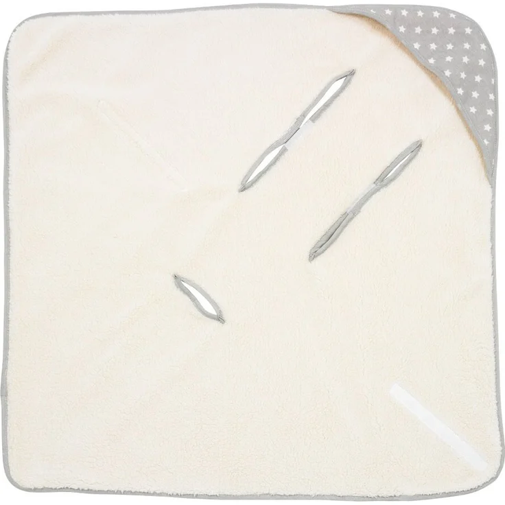 Alvi 'Stars' Einschlagdecke silber 80 x 80 cm – Bild 2