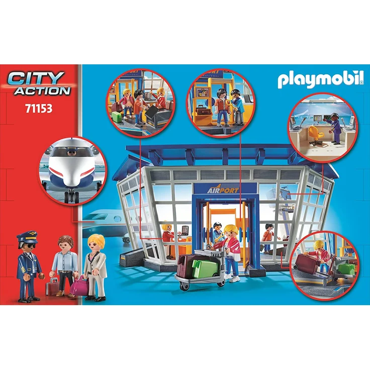 PLAYMOBIL City Action 71153 'Flughafen mit Flugzeug und Tower', 146 Teile, ab 4 Jahren – Bild 5