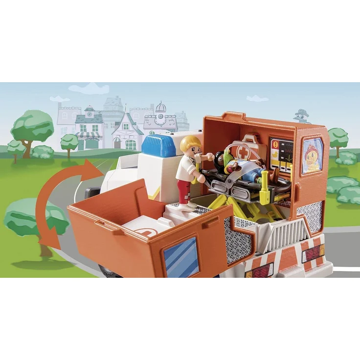 Playmobil DUCK ON CALL 70916 'Notarzt Einsatzfahrzeug', 31 Teile, ab 3 Jahren – Bild 4