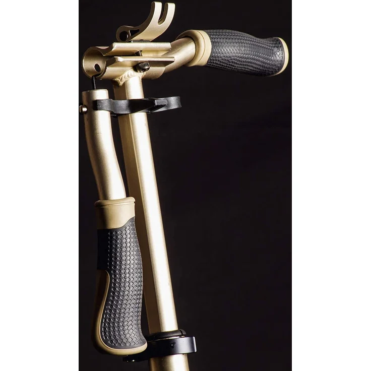 Six Degrees 512 'Aluminium Scooter Air 205 mm' Scooter, ab ca. 8 Jahren, 5-fach höhenverstellbar bis 102 cm, klappbar, max. belastbar bis 100 kg, gold – Bild 4