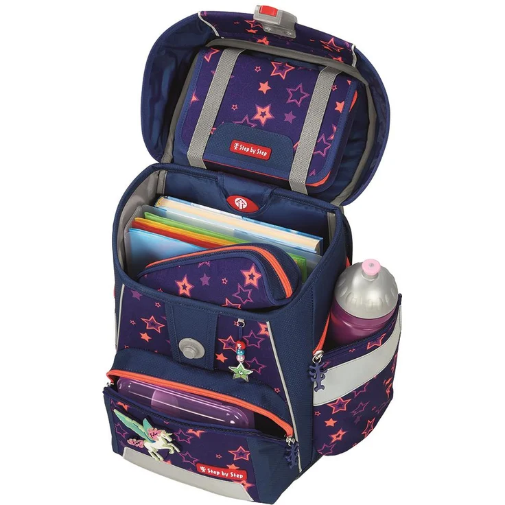 Step by Step Space 'Pegasus Night Nuala', Schulranzen-Set, 5-teilig, 20 Liter, Lila – Bild 4