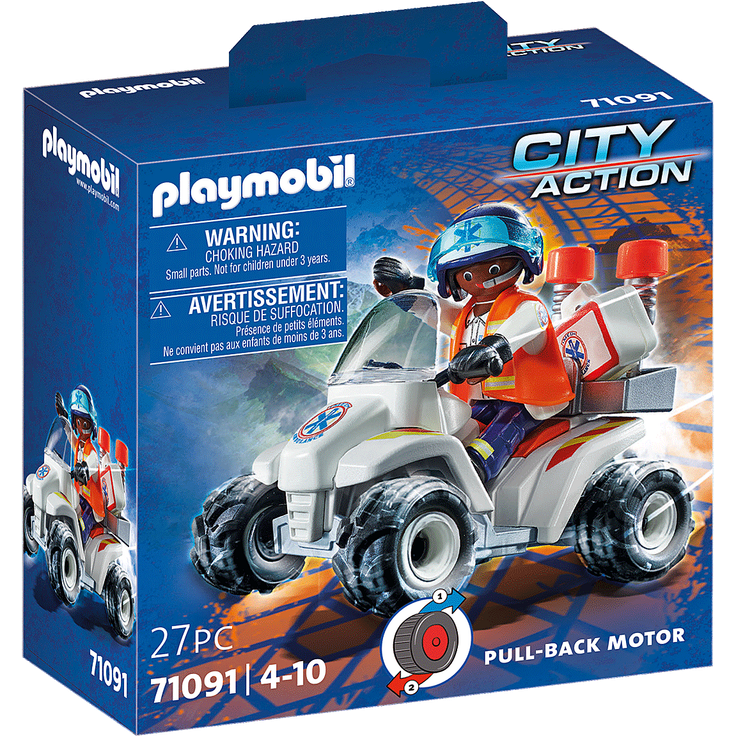 Playmobil City Action 71091 'Rettungs-Speed Quad', 27 Teile, ab 4 Jahren