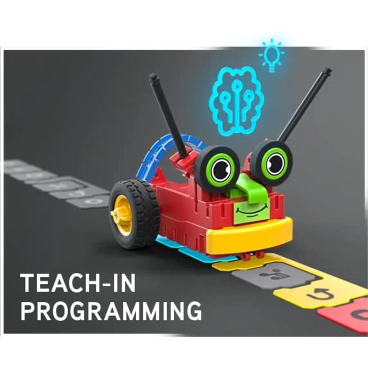 Fischertechnik 559889 'Early Coding' Experimentierkasten, ab 5 Jahren, 55 Teile, 3 Modelle, Deutscher Spielzeugpreis 2022 – Bild 5