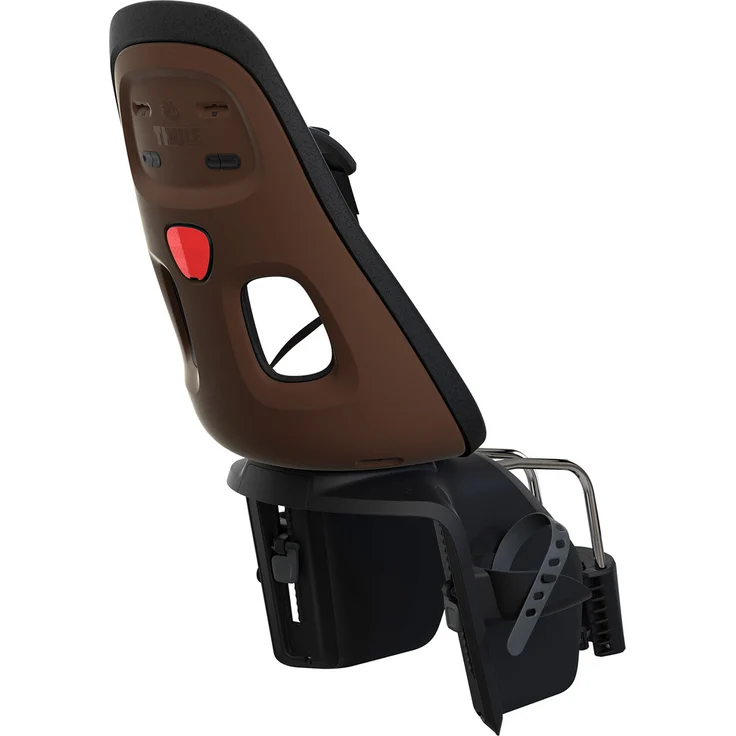 Thule 'Yepp Nexxt Maxi' Kinderfahrradsitz schwarz/braun, bis 22 kg, inkl. Rahmenhalterung – Bild 3
