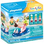 Playmobil Family Fun 70112 'Badegast mit Schwimmreifen', 18 Teile, ab 4 Jahren