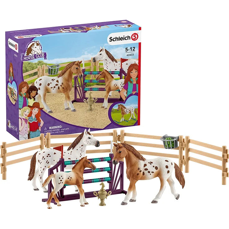 Schleich Horse Club 42433 'Lisas Turnier-Training' ab 5 Jahren, 11 Teile - Preisvergleich – Bild 1