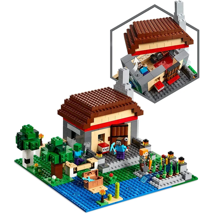 LEGO Minecraft 21161 'Die Crafting-Box 3.0', 564 Teile, ab 8 Jahren, 2-in-1-Set – Bild 3