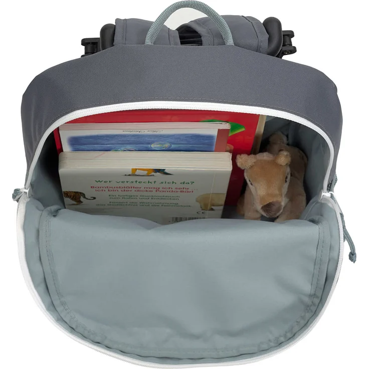 Lässig 'Kinderkoffer & Rucksack - Trolley Backpack, About Friends Waschbär', 12 l Fassungsvermögen, wasserabweisende Material, grau – Bild 3