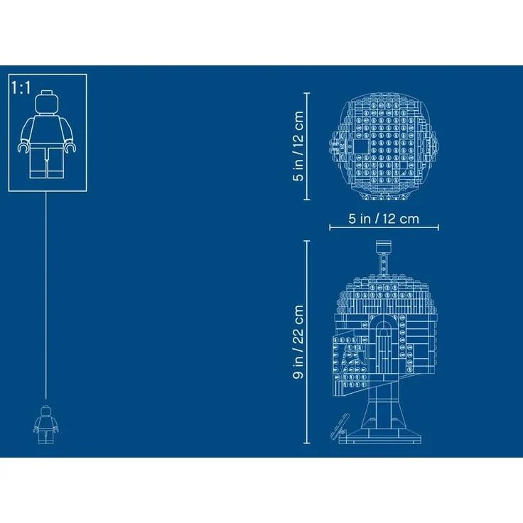 LEGO Star Wars 75277 'Boba Fett Helm', 625 Teile, ab 18 Jahren – Bild 7