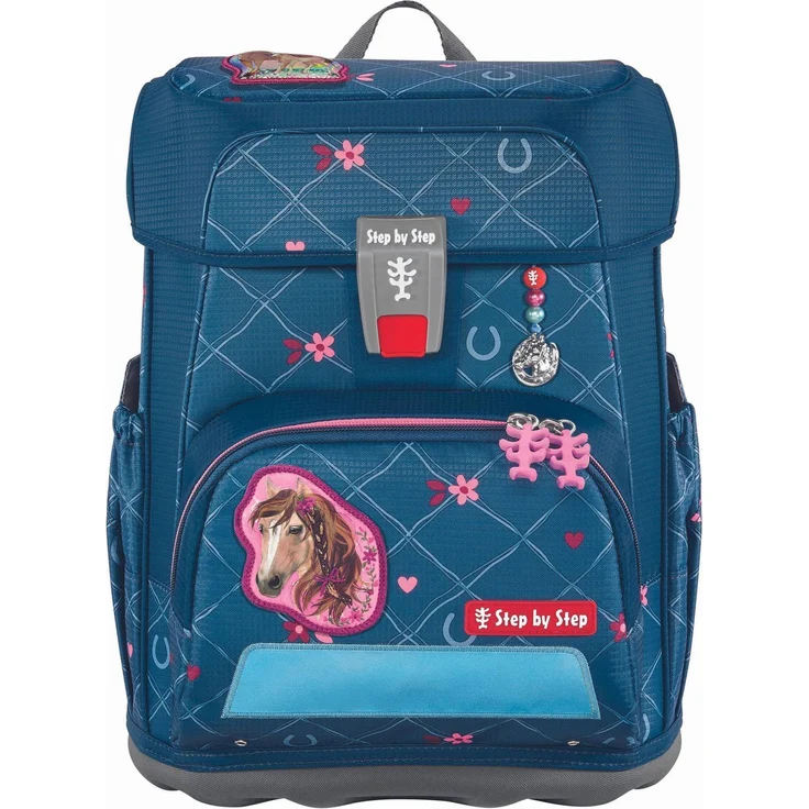 Step by Step Cloud 'Horse Lima' Anfängerranzen Set, 5-teilig, 19 Liter, 990 g, reflektierend, blau/pink – Bild 5