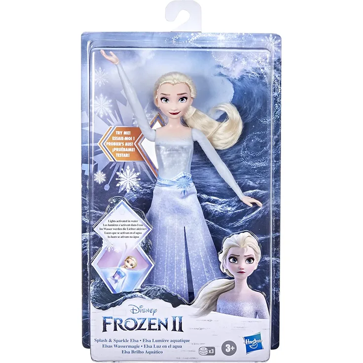 Hasbro F05945L0 Disney Frozen 2 'Elsa Wassermagie', Anziehpuppe, ab 3 Jahren