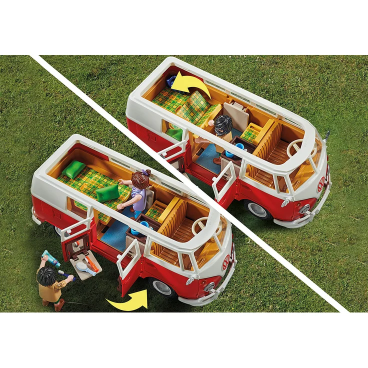 Playmobil 70176 'Volkswagen T1 Camping Bus', 74 Teile, ab 5 Jahren – Bild 6