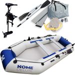 HOME DELUXE Schlauchboot PIKE - Größe L, mit Motor