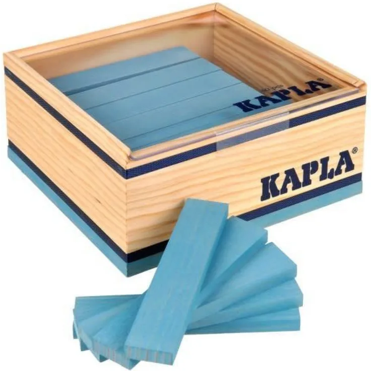 KAPLA® 40er Quadrate hellblau