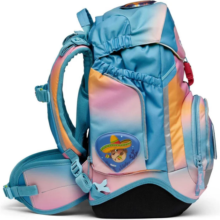 Ergobag Pack 'UrlaubsfieBär' Schulranzen-Set, 20 Liter, 6-teiliges Set, 2023, orange/pink/türkis – Bild 4