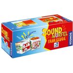 KOSMOS 697372 'Soundwürfel Fahrzeuge - Der Würfel mit Geräuschen!', ab 2 Jahren, Geräusche von Feuerwehrauto, Lokomotive, Hubschrauber, Rennwagen, LKW, Schiff