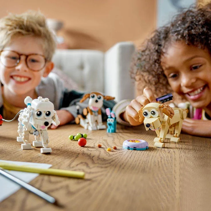 LEGO Creator 3-in-1 31137 'Niedliche Hunde', 475 Teile, ab 7 Jahren – Bild 4