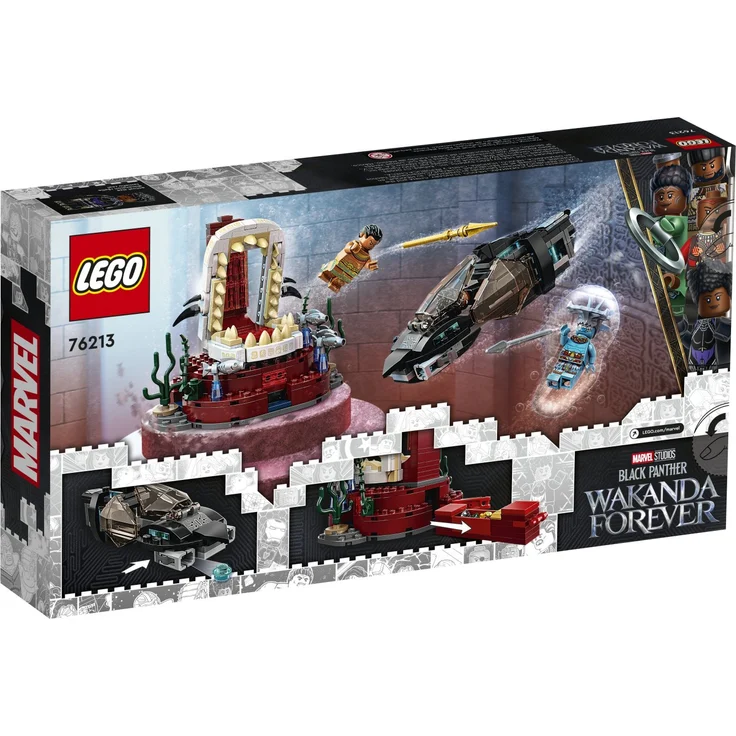 LEGO Marvel 76213 'König Namors Thronsaal', 355 Teile, ab 7 Jahren – Bild 5