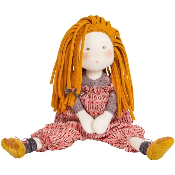 Stoffpuppe Vanille